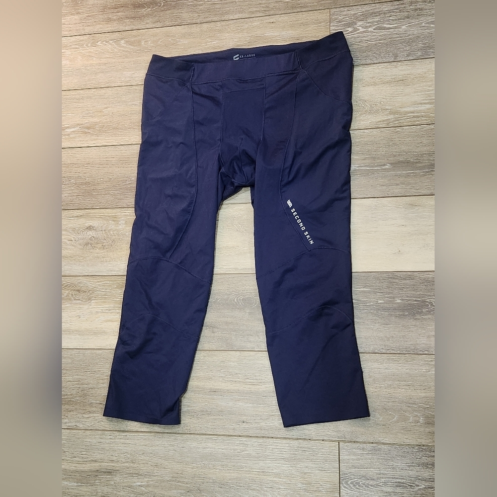 VRST Mens Blue Compression  Performance Leggings Size XXXL